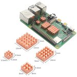 Heatsink - Manufacturer Raspberry Pi 4B Aluminium Copper Passive Cooling Radiator