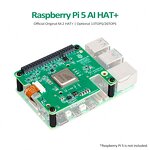 AI HAT+ - Manufacturer Official Raspberry Pi 5 Hailo8 13TOPS/26TOPS PCIe M.2 Board