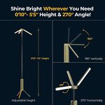 Camping Light - Manufacturer 15600mAh Telescopic ABS Waterproof Cordless Flashlight Tent