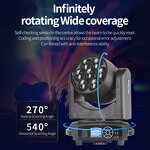 Moving Head Light - Manufacturer Mini Eye 7x40w RGBW 4in1 DMX Zoom LED Wash Party Club