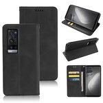 Phone Case - Manufacturer VIVO X60 Pro Plus Calfskin Designer Magnetic Wallet Wholesale