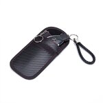 Faraday Bag - Manufacturer Compact Carbon Fiber PU Signal Blocking Car Key Wallet Pouch