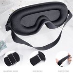 Eye Mask - Manufacturer 3D Breathable Black Shading Protective Sleep Cover Wholesale