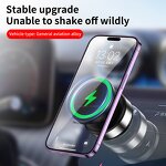 Car Phone Holder - Manufacturer 360° Magnetic Electric Vacuum Wireless Charger Smooth Surface