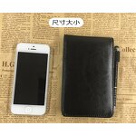 Notebook - Manufacturer Portable Mini PU With Pen Business School Card Holder Men Women