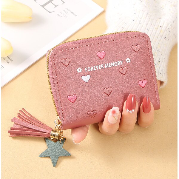 Women's Wallet - Manufacturer Multi-Functional Folding Zipper Card Holder Money Clip Small