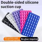 Phone Grip - Manufacturer Double Side Rubber Sucker Pad Silicone Mobile Phone Suction Cup