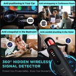 Camera Detector - Manufacturer USB Wireless Infrared Signal Scanner 6 Levels OLED Home Office