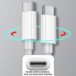 USB C Cable - Manufacturer 20W 2A PD Fast Charging Samsung iPhone15 Pro Max 14/13/12