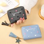 Coin Purse - Manufacturer Mini PU Lychee Pattern Card Holder Wallet Handbag for Women