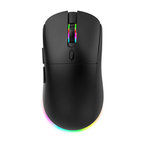 Gaming Mouse - Manufacturer Rechargeable 6400DPI RGB Three-Mode Macro Left-handed