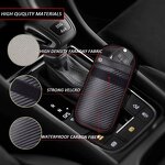 Faraday Pouch - Manufacturer Black Carbon Fiber Anti-theft Car Key RFID Signal Blocking