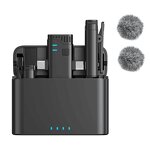 Lavalier Mic - Manufacturer 2 in 1 Professional iPhone iPad Android Charging Case Noise Cancellation