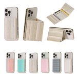 Card Holder - Manufacturer 2 in 1 Magnetic PU Wallet Phone Credit Card Holder Mount