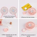 Neck Fan - Manufacturer Dual-Wearable Hanging LED Light Rechargeable 3-Speed Sports Travel