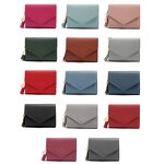 Wallet - Manufacturer Tri-fold PU Leather Tassel Card Holder Money Clip Credit Card Cash