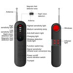 Camera Detector - Manufacturer USB Wireless Infrared Signal Scanner 6 Levels OLED Home Office