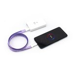 Charging Cable - Manufacturer Polyester Woven 3 in 1 iPhone Micro Type-C Fast Charging