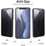 Screen Protector - Manufacturer Privacy 3D Tempered Glass Anti-Spy Easy Install iPhone16