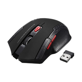Gaming Mouse - Manufacturer 2.4G Wireless Mechanical 6 Keys 1600DPI Left-Handed Mac