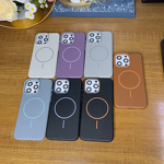 Phone Case - Manufacturer Luxury Retro Magnetic Litchi Grain PU Wireless Charging iPhone14/15/16