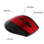 Gaming Mouse - Manufacturer 2.4G Rechargeable Silent 4 DPI Small Sized Hands Multi-Device