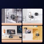 Phone Holder - Manufacturer 360° Vacuum Magnetic Suction Extendable Car Gym Mirror Shower