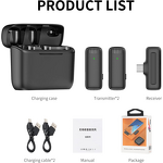 Lavalier Mic - Manufacturer Wireless J13 Type-C Noise Cancellation iPhone14/13/12/11 TikTok