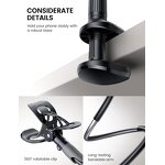 Gooseneck Holder - Manufacturer Flexible Long Arm Overhead Desk/Bedhead iPhone16 Pro Max