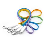 Charging Cable - Manufacturer Polyester Woven 3 in 1 iPhone Micro Type-C Fast Charging