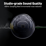 Lavalier Mic - Manufacturer Wireless iPhone/Android/PC 16hrs Noise Cancellation Gaming