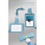 Lanyard - Manufacturer Custom Retractable PU Leather ID Card Name Badge Office Business