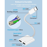 USB C Splitter - Manufacturer Dual USBC 2-in-1 PD 60W iPhone16 Laptop Audio Dongle