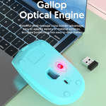 Gaming Mouse - Manufacturer Dual-Mode BT5.1+2.4G Rechargeable LED Mini Laptop Phone