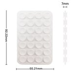 Phone Holder - Manufacturer Custom Anti Slip 24 Cup Silicone Suction Cup Mat Sucker