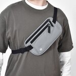 Waist Bag - Manufacturer Passport Waterproof Polyester Elastic RFID Phone Bag All Phones