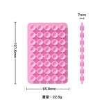 Phone Holder - Manufacturer Custom Anti Slip 24 Cup Silicone Suction Cup Mat Sucker