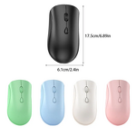 Wireless Mouse - Manufacturer Dual-Mode 1600DPI BT5.0+2.4G Rechargeable Office Gaming