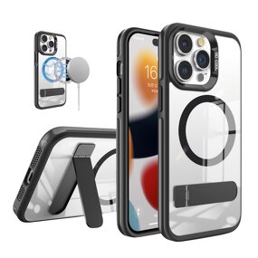 Phone Case - Manufacturer Shockproof Magnetic Wireless Charging TPU Metal Holder iPhone16 Pro Max