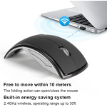 Arc Mouse - Manufacturer Portable Foldable 2.4G Cordless LED Backlit Ultra Slim Travel