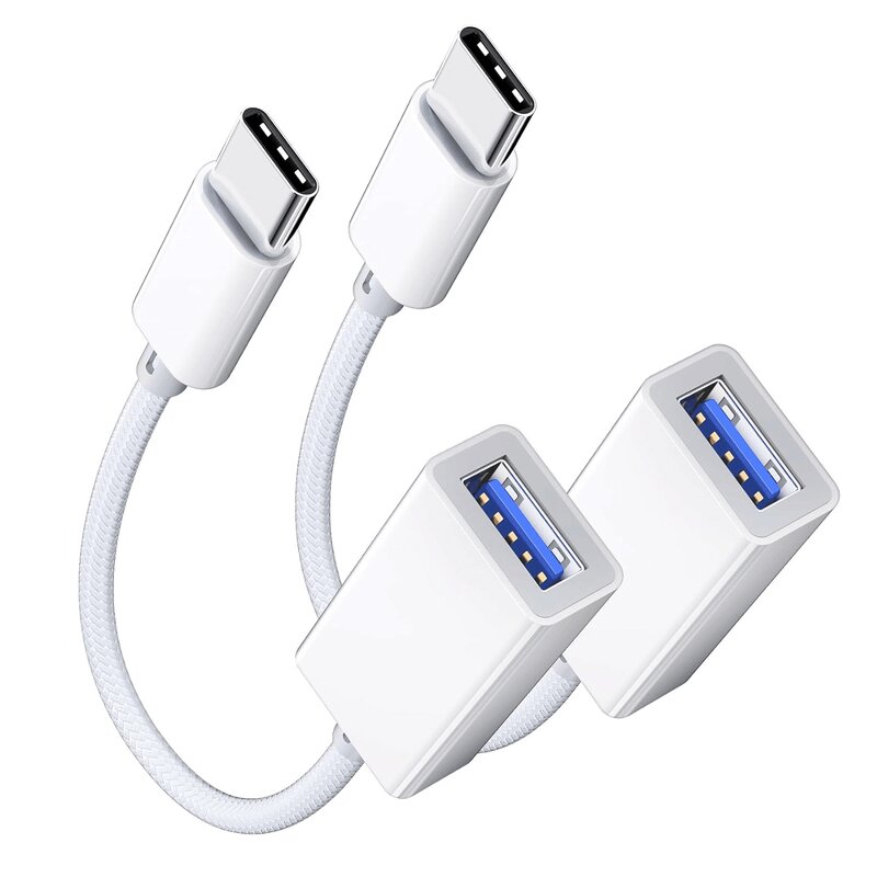 USB C Adapter - Manufacturer 3.0 OTG Male-Female Cable MacBook iPhone16 Pro Max Galaxy S24