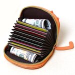 Wallet - Manufacturer Small Cat PU Lychee RFID Blocking Card Holder Handbag Wallet for Women