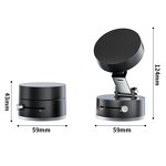 Car Phone Mount - Manufacturer Double Sided Magnetic Vacuum Suction Screen Mirror Glass