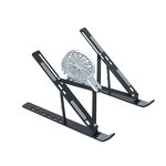 Laptop Stand - Manufacturer Adjustable Height Foldable with Cooling Fan Laptop Tablet iPad