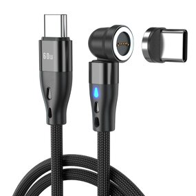 Charging Cable - Manufacturer 60W Magnetic Type-C to Type-C Fast Charging Data Sync