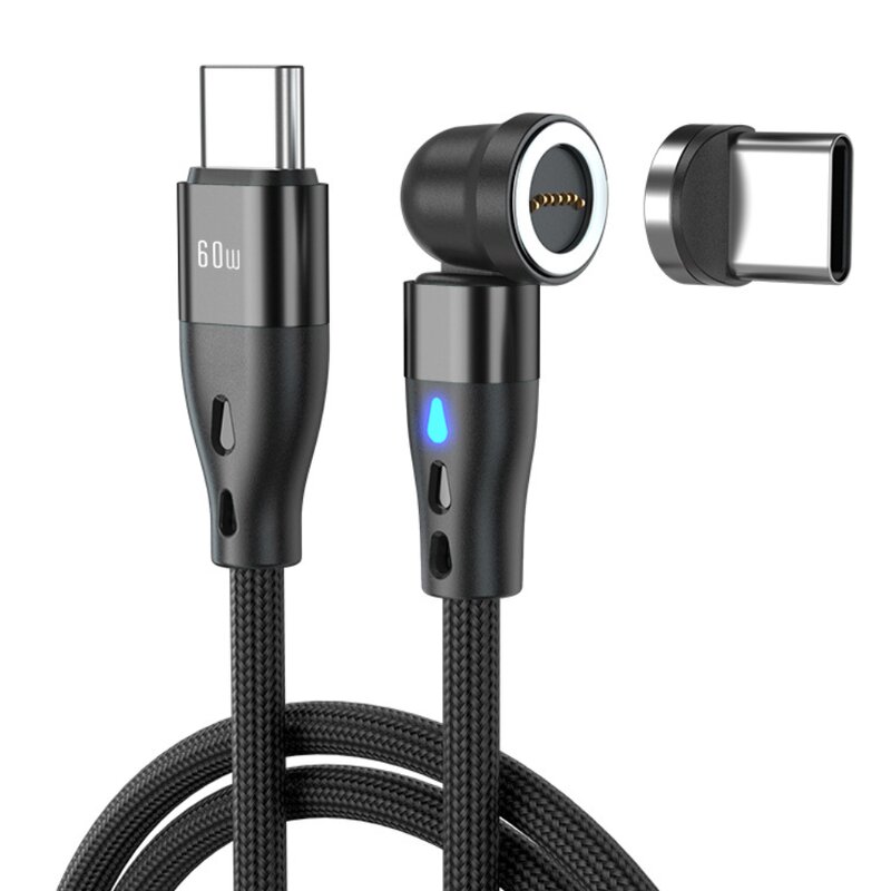 Charging Cable - Manufacturer 60W Magnetic Type-C to Type-C Fast Charging Data Sync