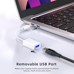 USB C Adapter - Manufacturer 3.0 OTG Male-Female Cable MacBook iPhone16 Pro Max Galaxy S24