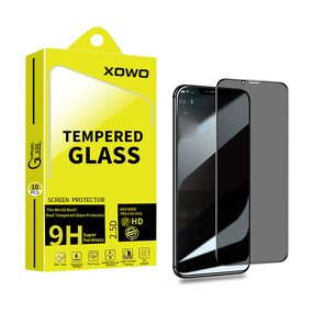 Screen Protector - Manufacturer XOWO 9H 0.33mm Anti-Spy Privacy iPhone14/13/12 Samsung