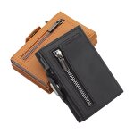 Men's Wallet - Manufacturer Vintage Minimalist RFID Custom Logo Synthetic Leather Pop Card