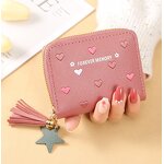 Coin Purse - Manufacturer Mini PU Lychee Pattern Card Holder Wallet Handbag for Women